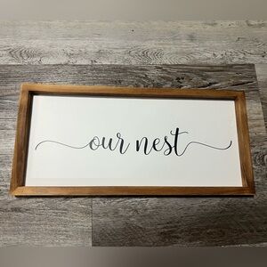 Our Nest Wall Decor